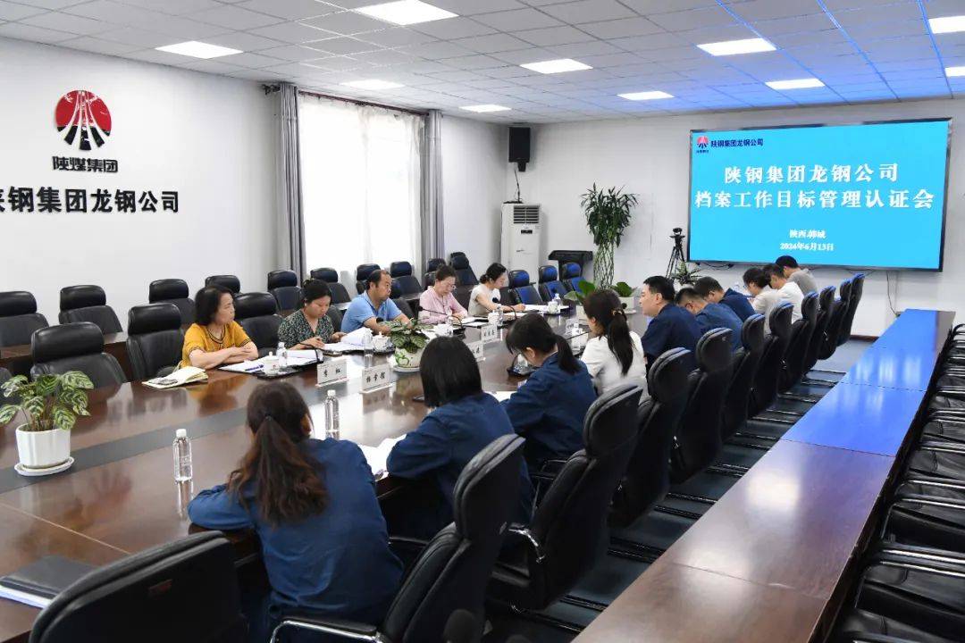 【星耀钢城】陕钢集团龙钢公司顺利通过陕西省档案工作目标管理AAA级认证_基础_考评组