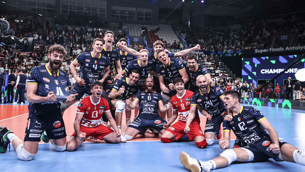 国际最强男排俱乐部 最后1人签约完成 特伦蒂诺公布14人名单