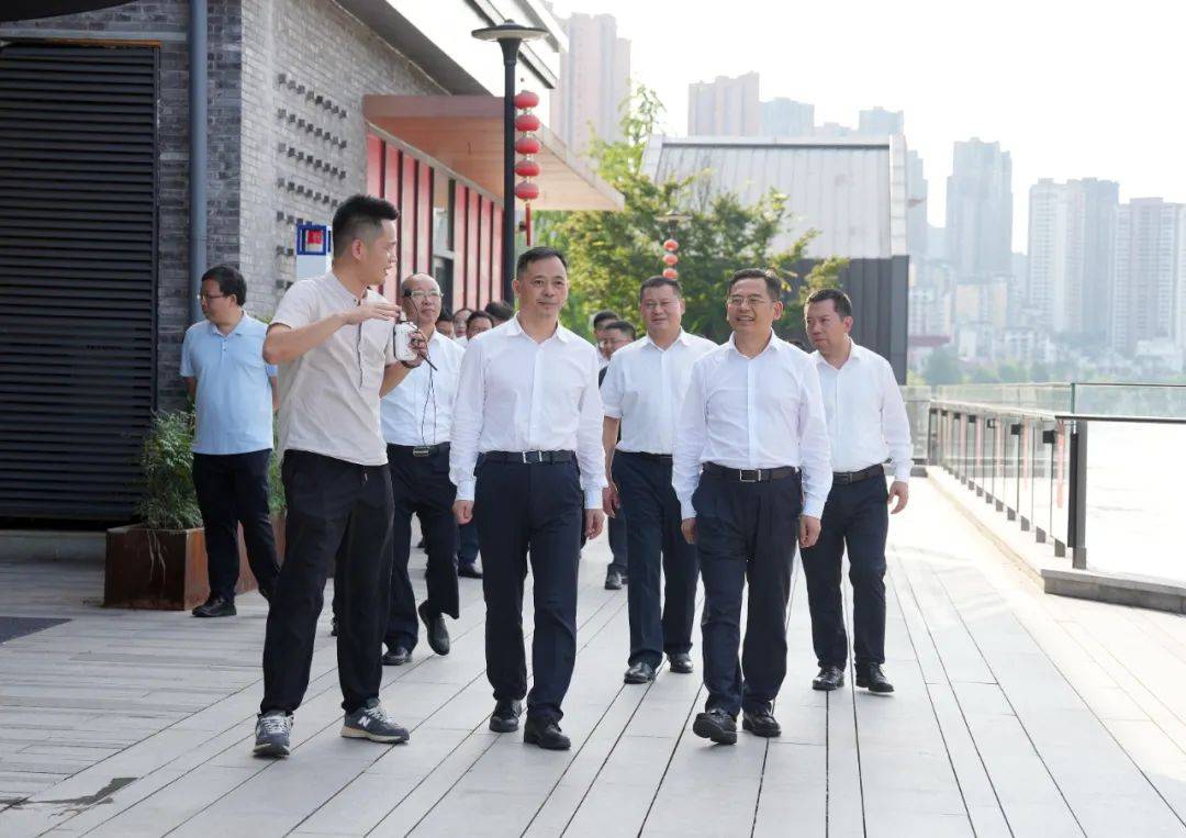 长寿区委书记刘小强带队来涪陵考察 加强区域协作 携手共建现代化渝东
