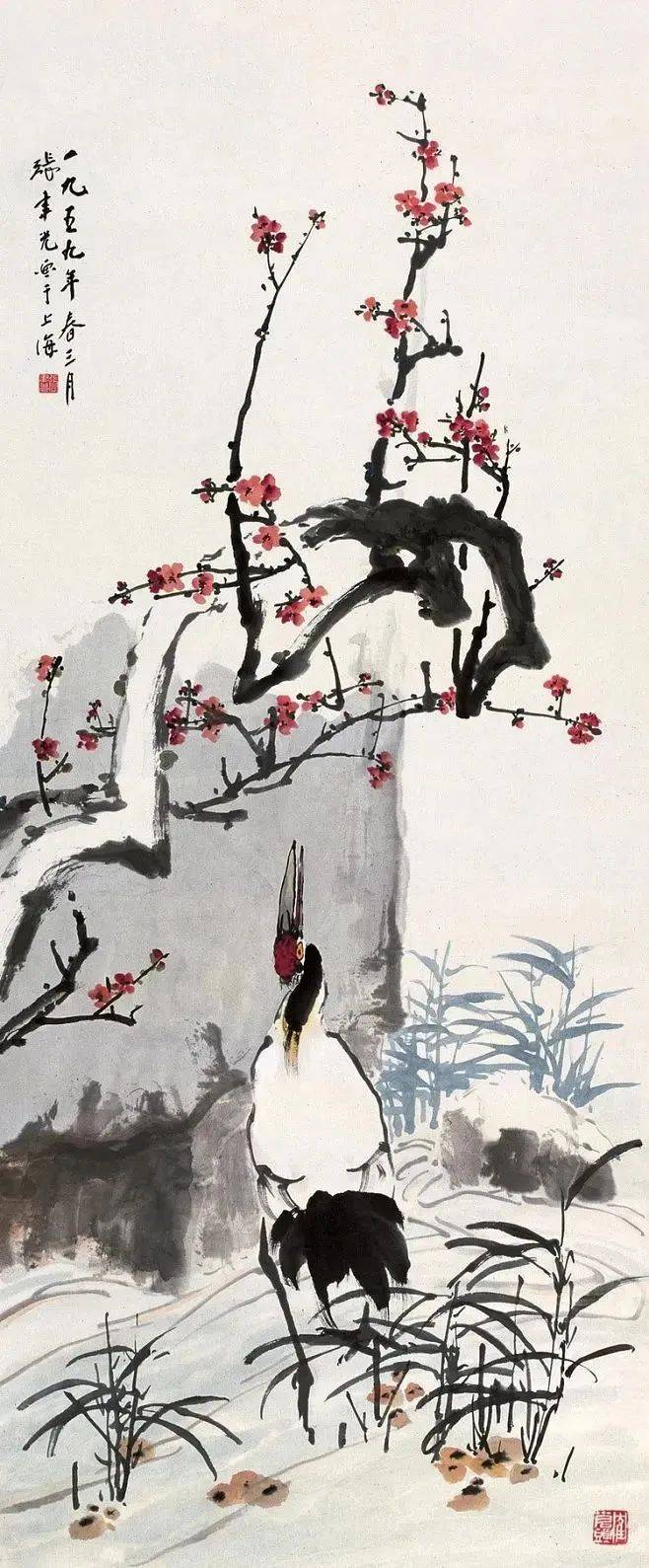 天寒有鹤守梅花_艺术_舞台_合作