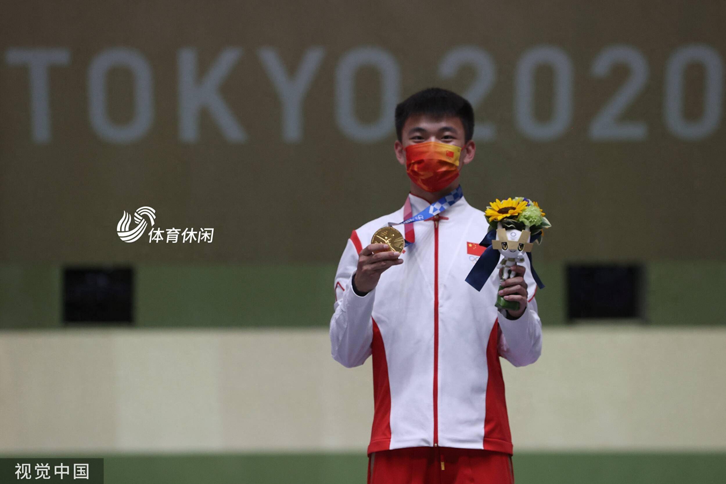 "00后"神枪手闪耀东京,张常鸿奥运首秀破纪录夺冠