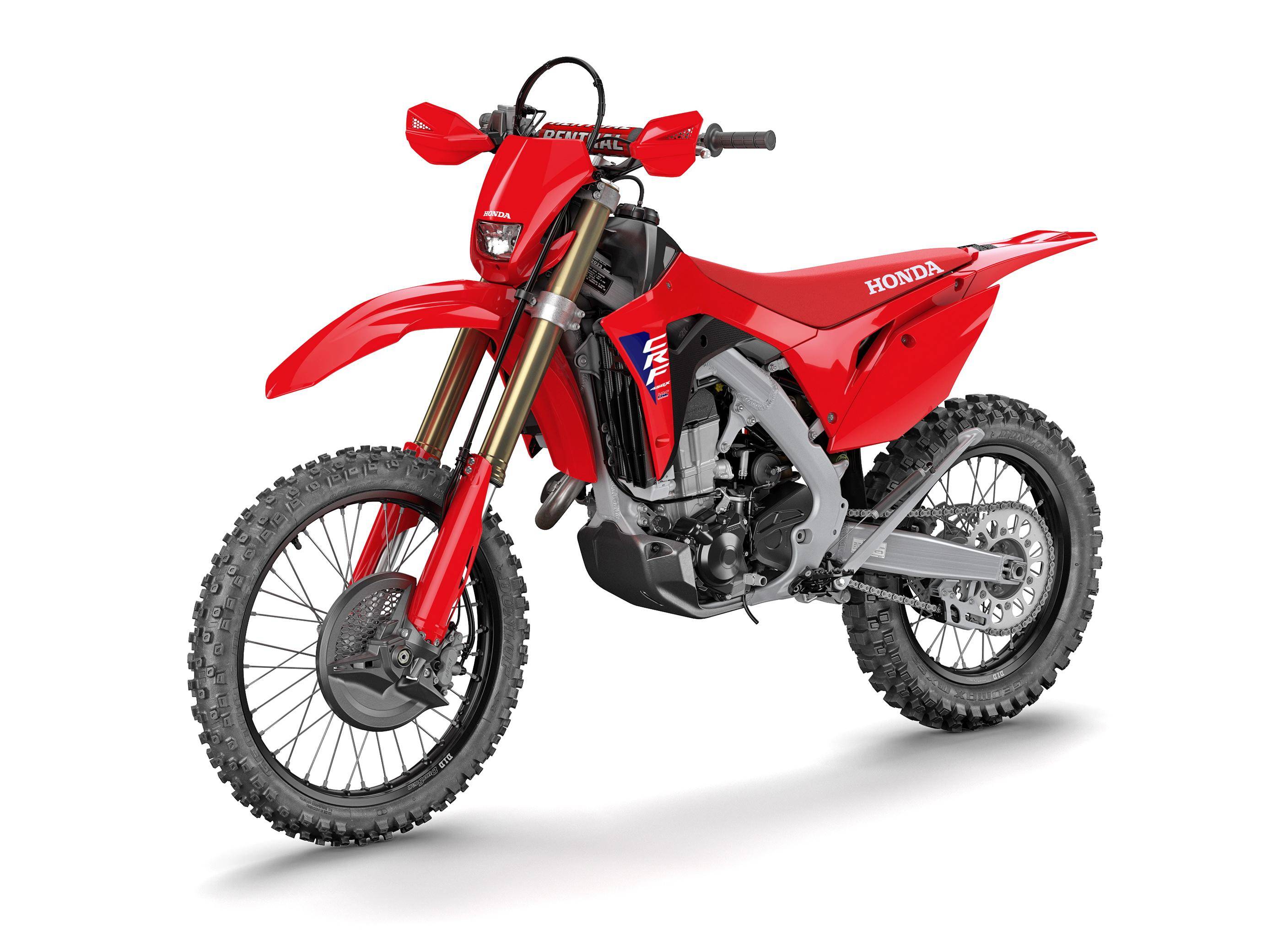 配备了前大灯和仪表,honda 2025 crf450x 越野赛车