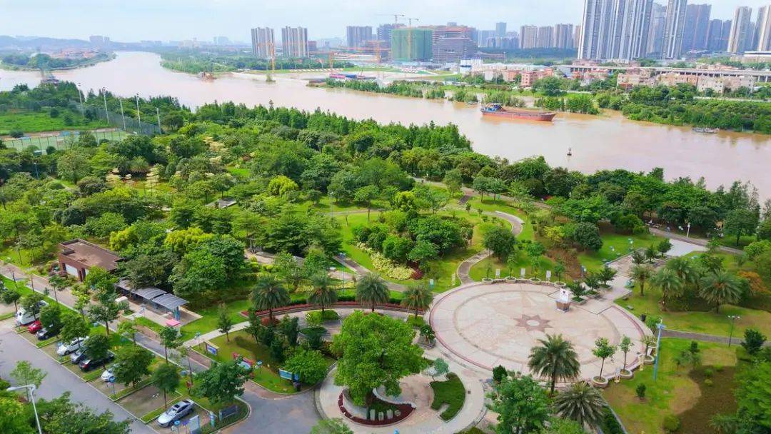 滨江公园 滨水运动园地!佛山遛娃首选!