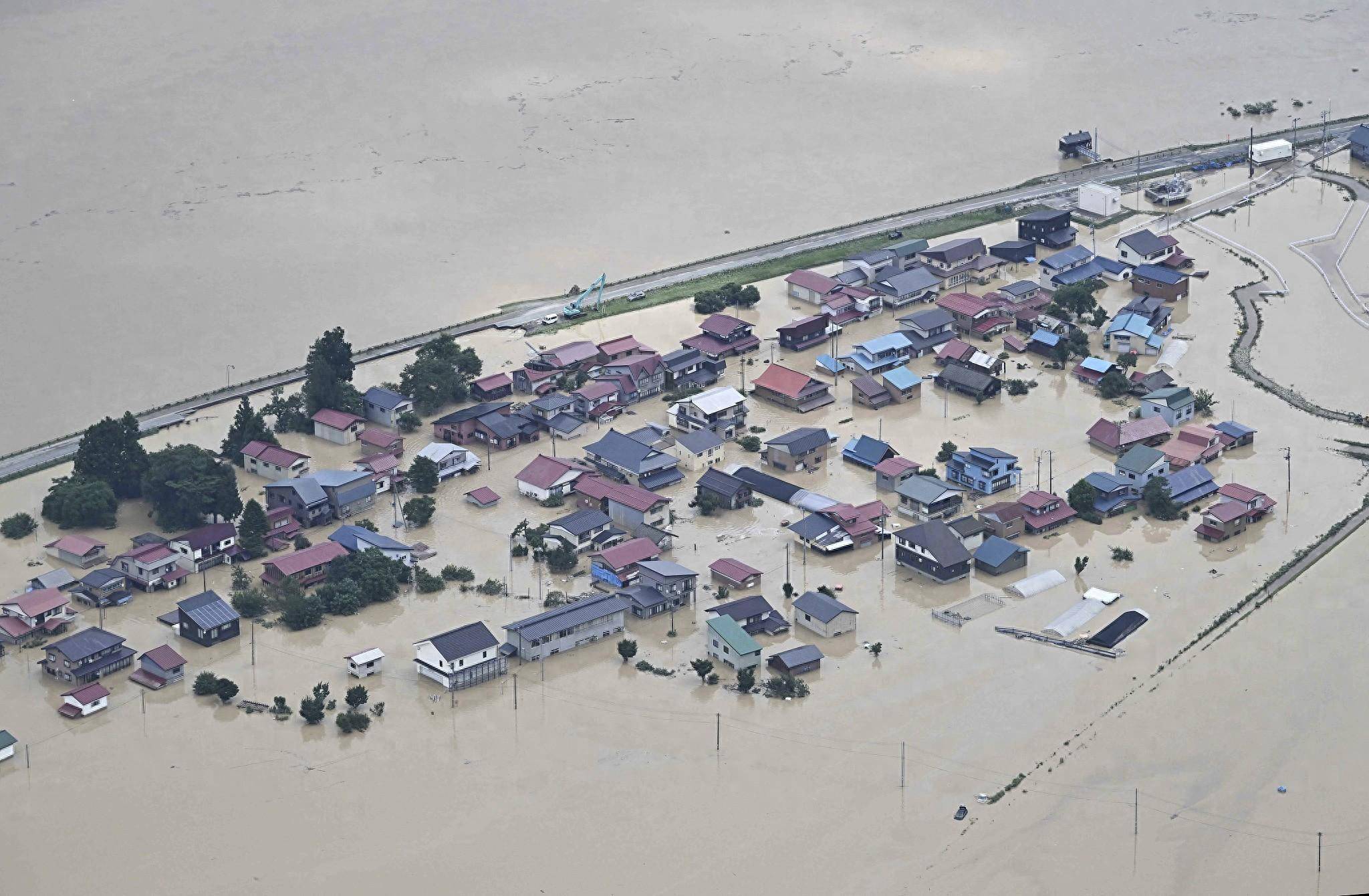 日本暴雨熊县图片