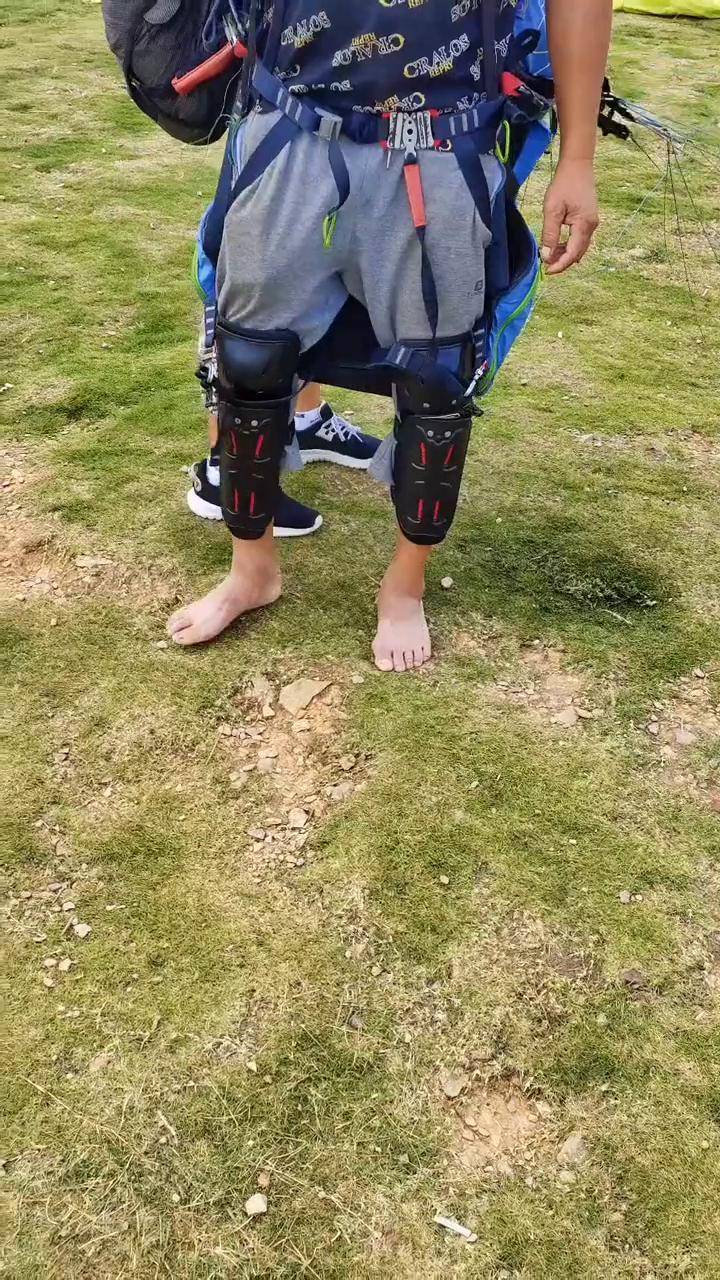 赤脚大叔上刺激战场了邵阳网红打卡地 滑翔伞 周末去哪玩