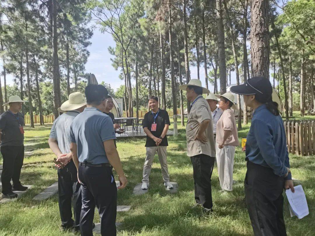 万山镇卅埠村袁大屋组,汤池镇百花村王圩组开展乡村运营工作调研,县