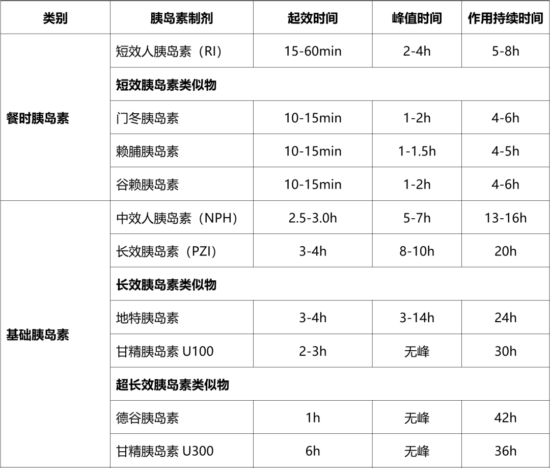 一文读懂"胰岛素的分类与作用特点"