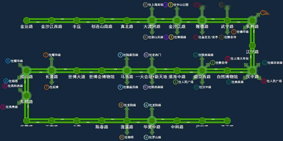 上海地铁线路图13号线图片