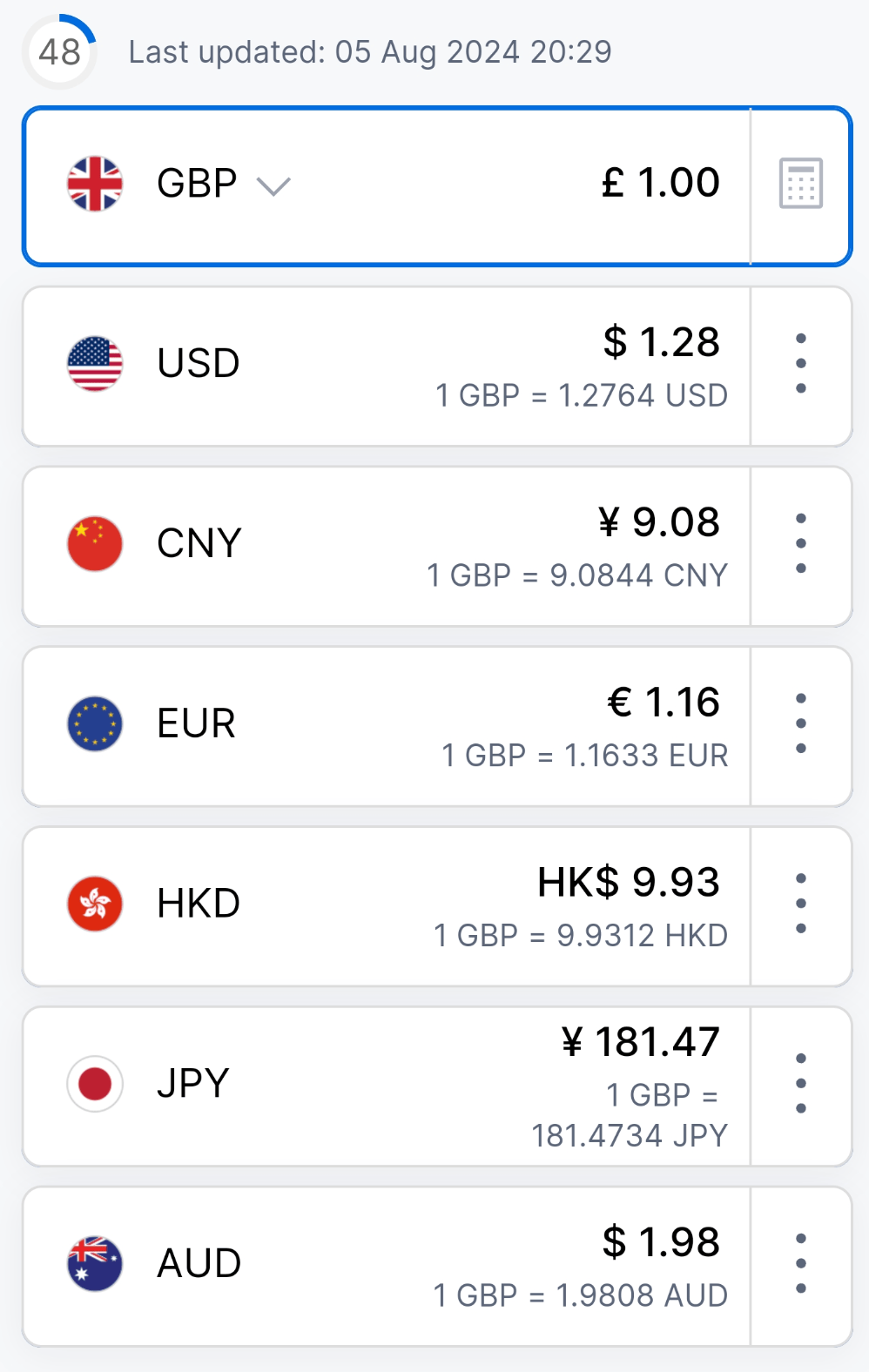 2759599下图为过去一周英镑兑人民币汇率走势,已从上周高点9.