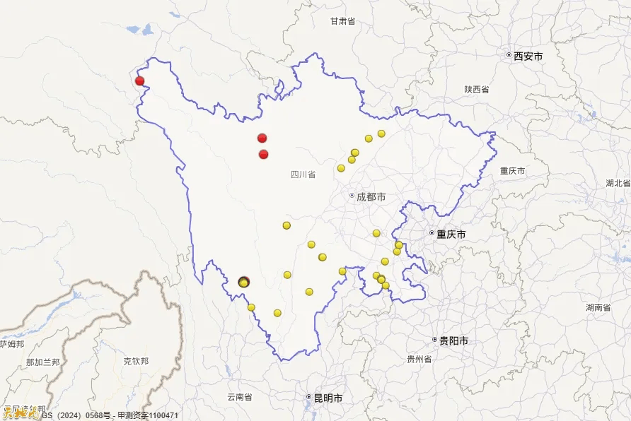 今年以来(截至7月31日),我国共发生三级以上地震771次