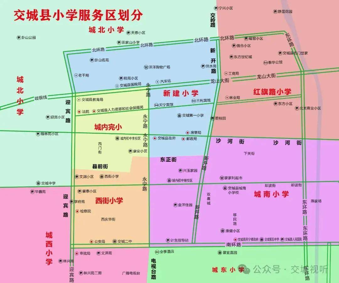 交城县2024年城区义务教育学校招生入学工作通知公布!