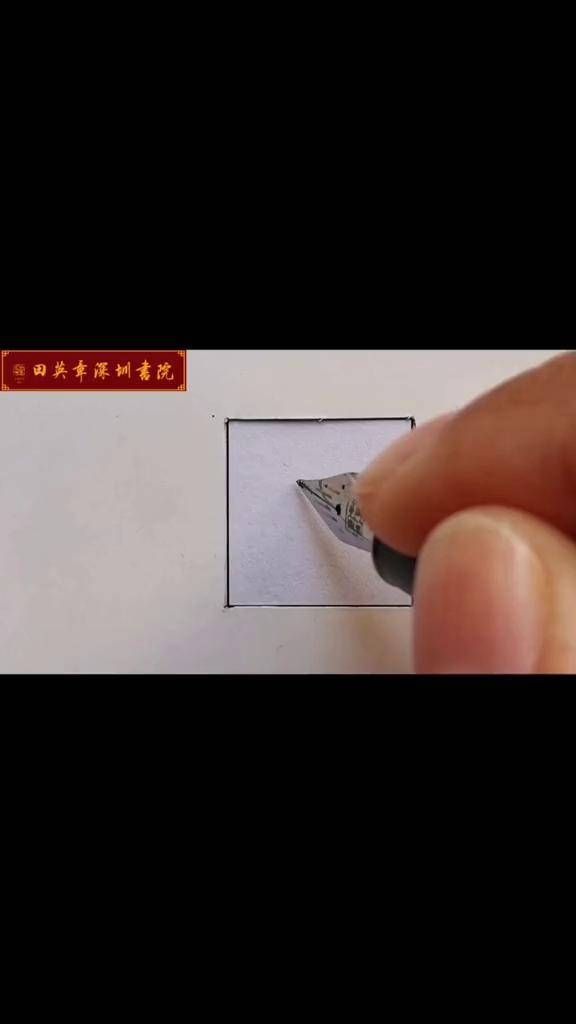 硬笔楷书:李 写字 钢笔字 一起练字 田楷