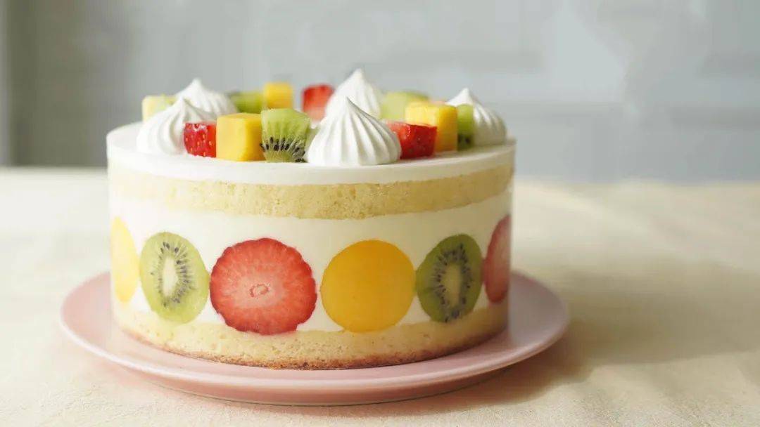 内在一清二楚 | 最近流行的高颜值"韩式水果蛋糕"配方 视频(已打包