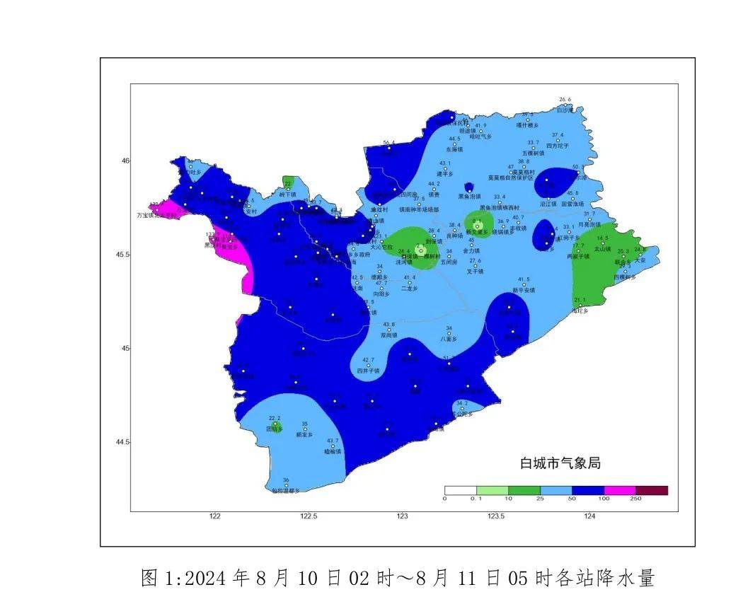 白城降水实况!