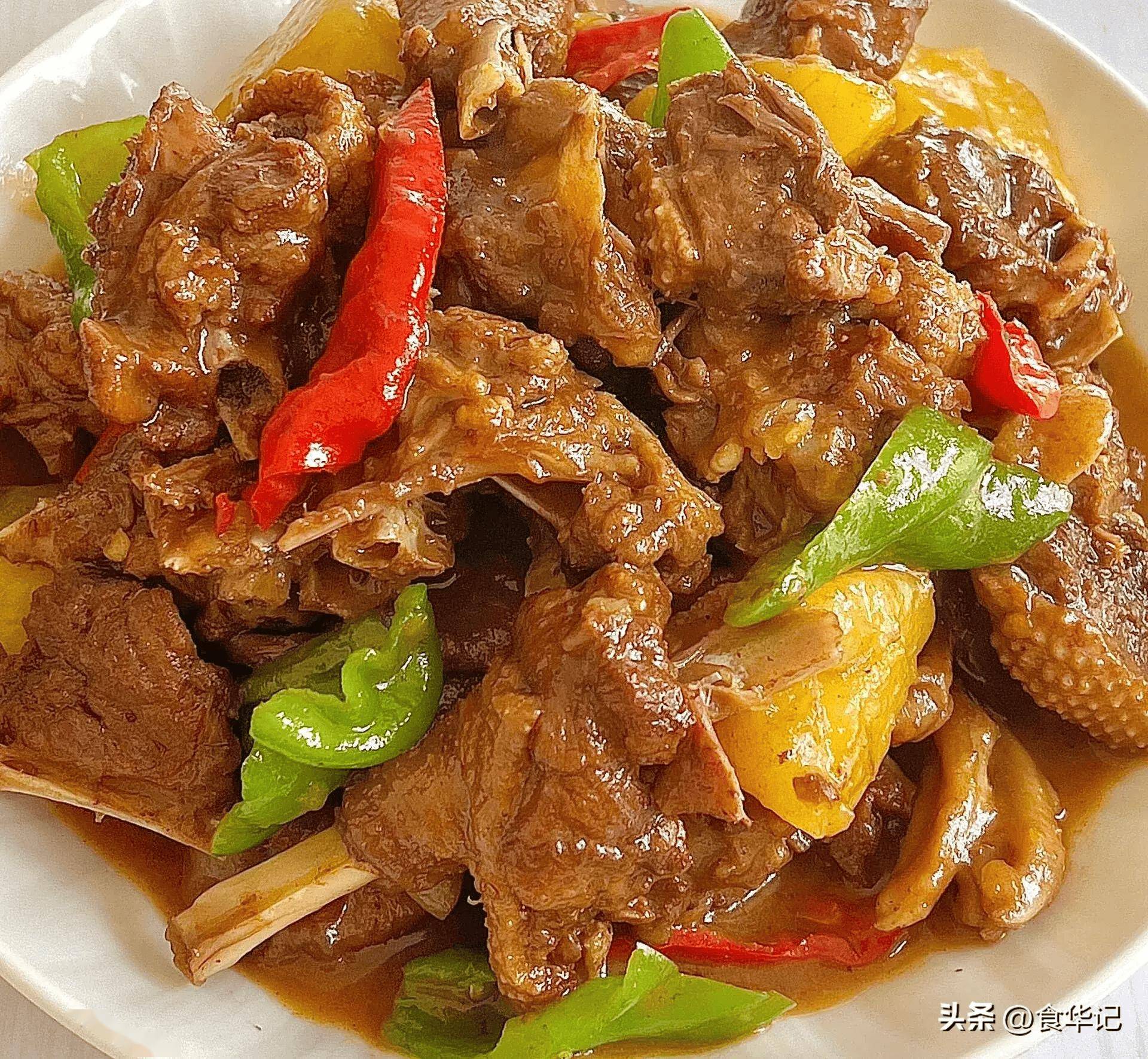 姜丝_胡萝卜排骨汤_佛手瓜