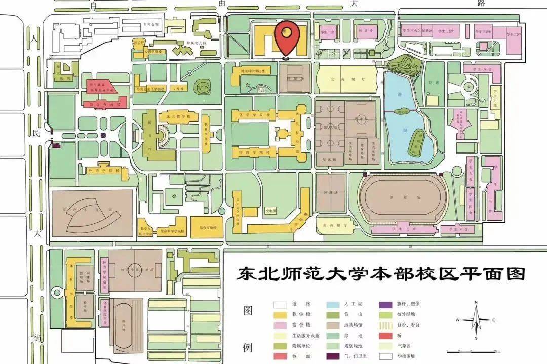 大庆师范学院平面图图片