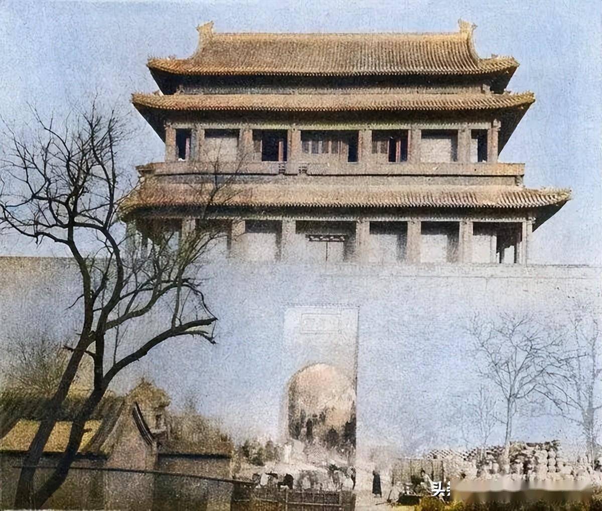 1924年北京的城墙和城门,太壮观了
