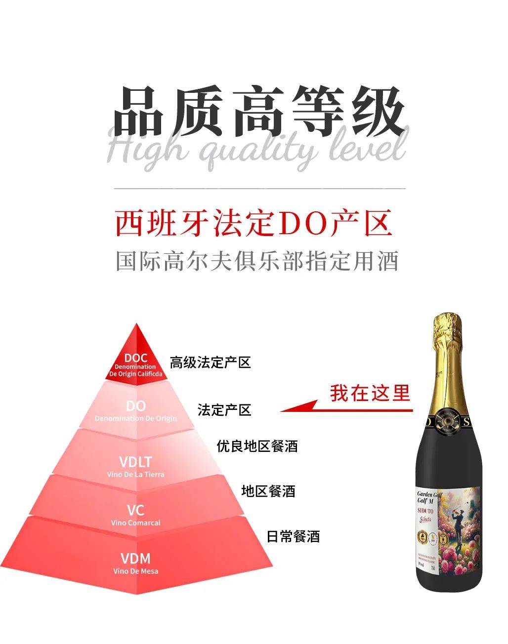 do级红酒是指法定产区葡萄酒,全称是denominacion de origen,相当于