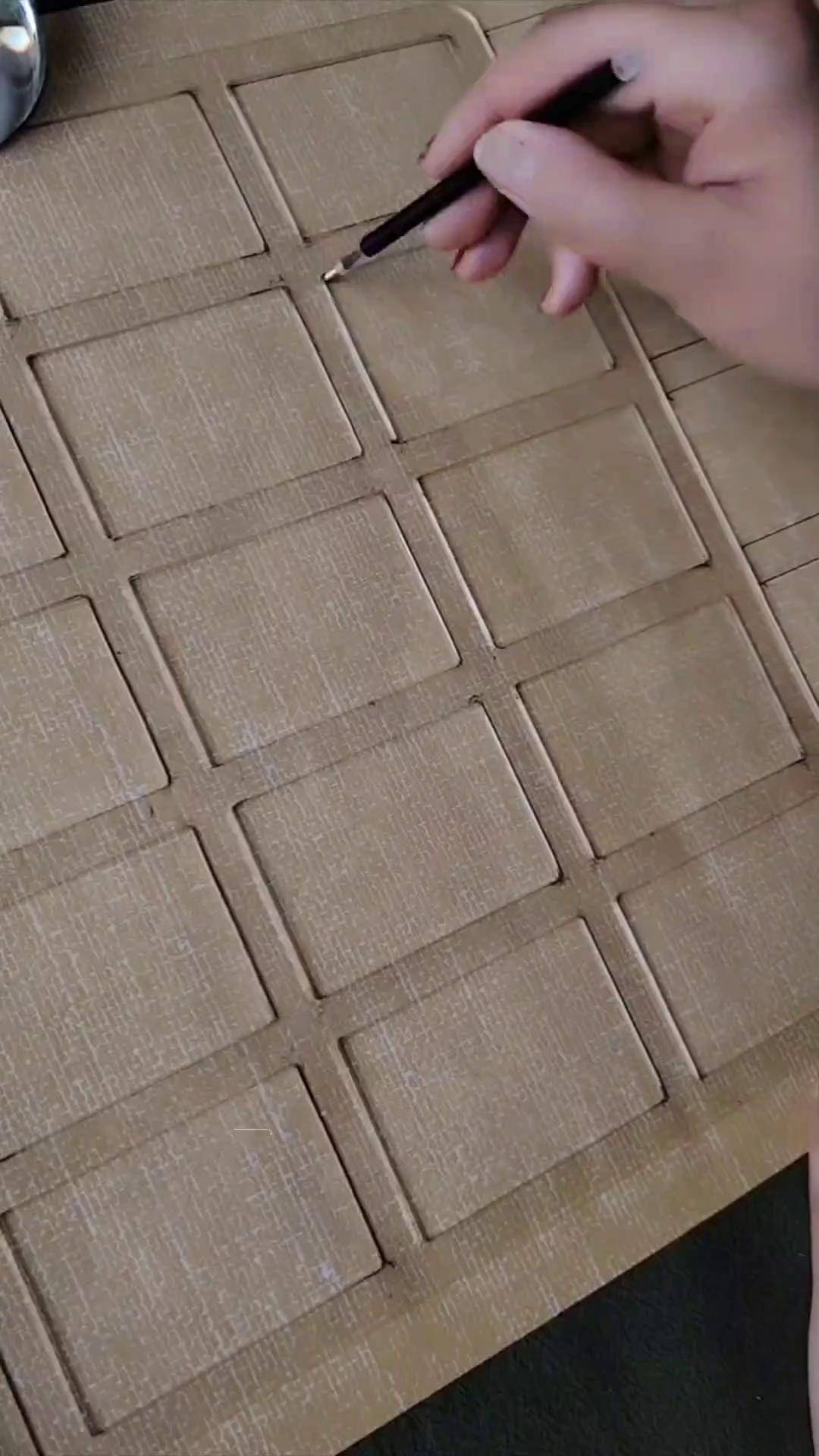 千字文长卷 篆隶打格尺5*7厘米格️慕容套装笔️麻布纹长卷宣纸零