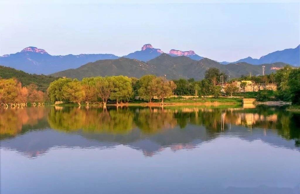 石家庄赞皇丨平泉湖:远山如黛 近水含烟