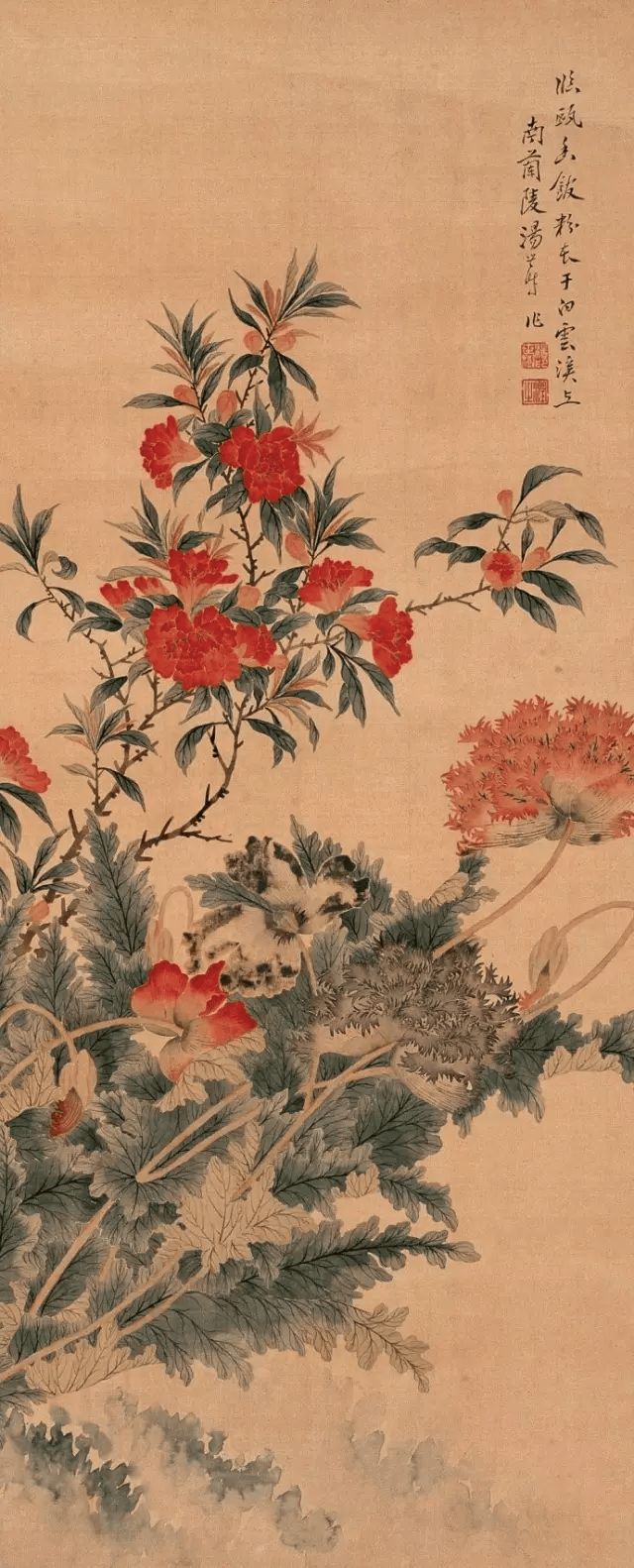 汤世澍花鸟画图片