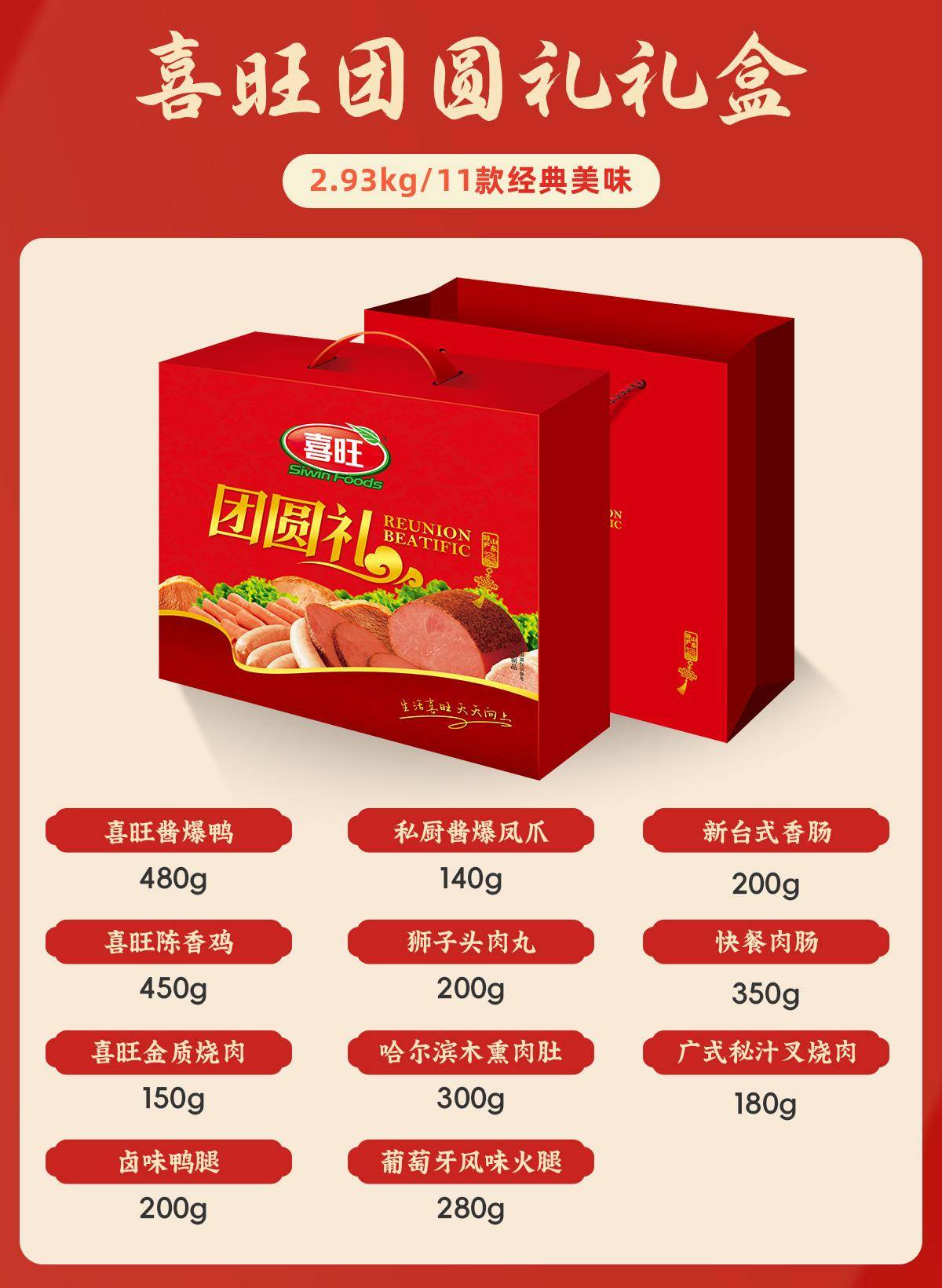 喜旺熟食价格表图片图片