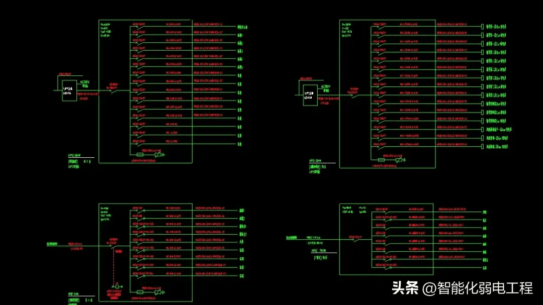 cad弱电图图片