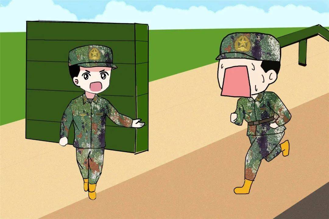 东风漫画丨收获满满的,我在军旅的这两年