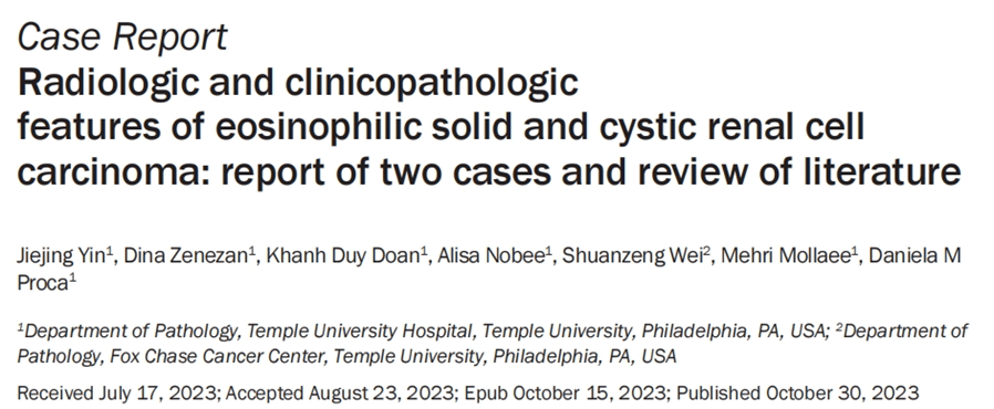 病例精讲 | 嗜酸性实性囊性肾细胞癌（ESC RCC）一例(图14)