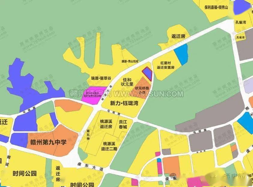 赣州市章江新区地图图片