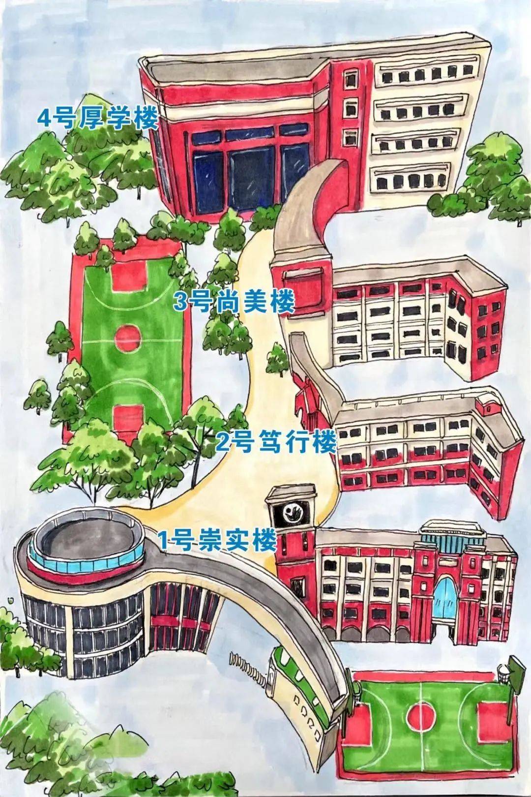 后顺利找到教室不少学校为了让孩子们处处洋溢着生机与活力桐乡校园陆