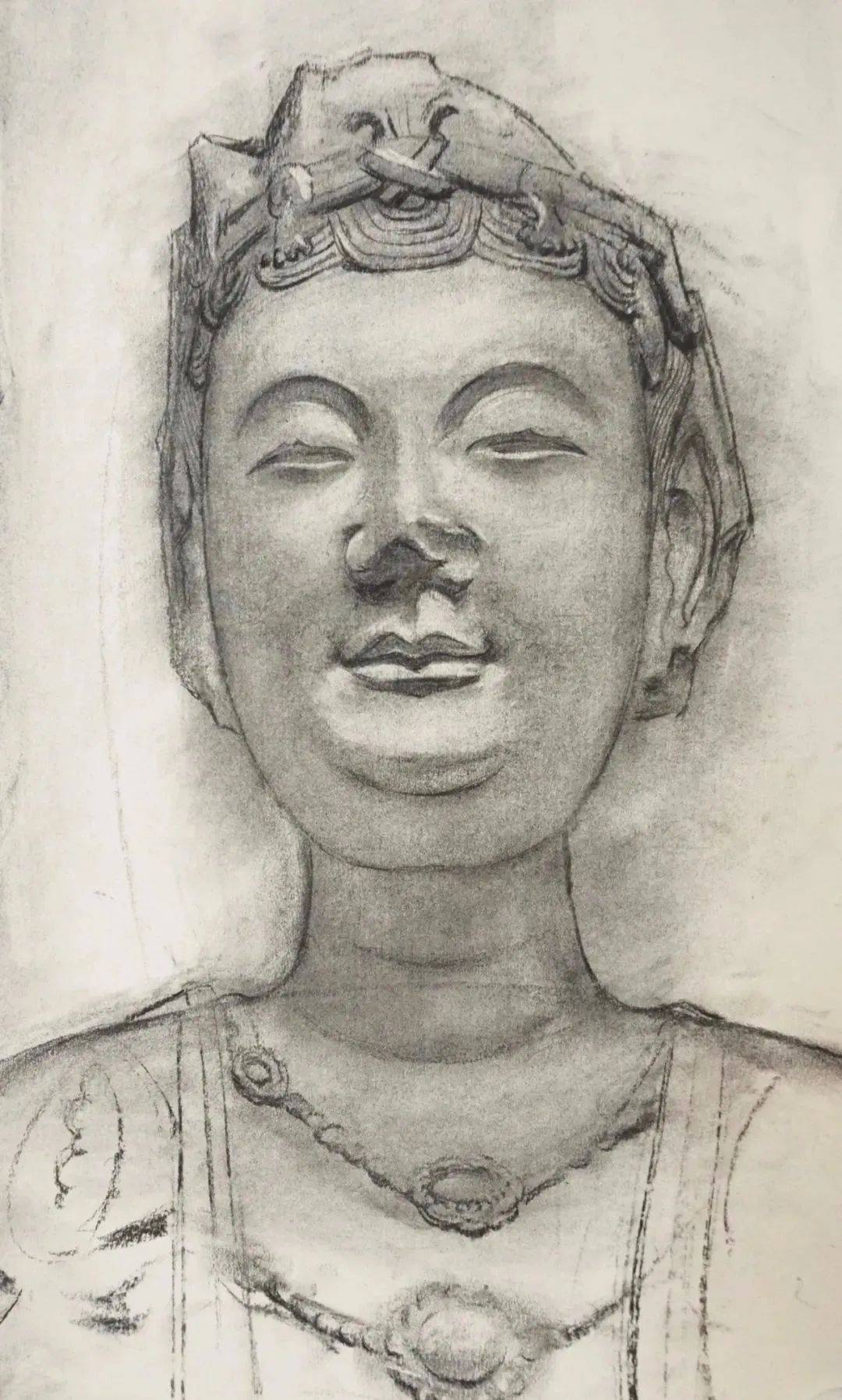 恭喜你被选为"天命人"!黑神话素材 中国美院基础部素描作品