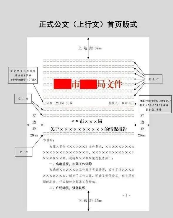 公文版头 必备要素图片