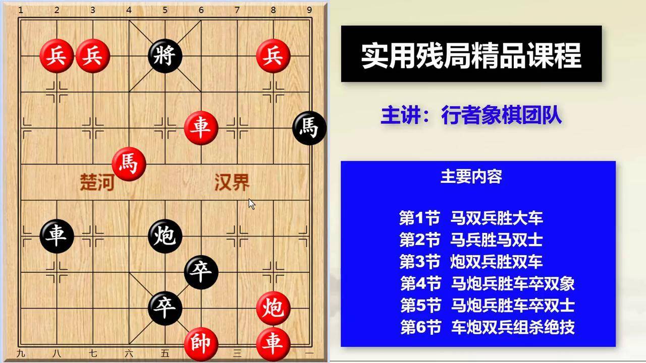 象棋经典残局七星聚会图片