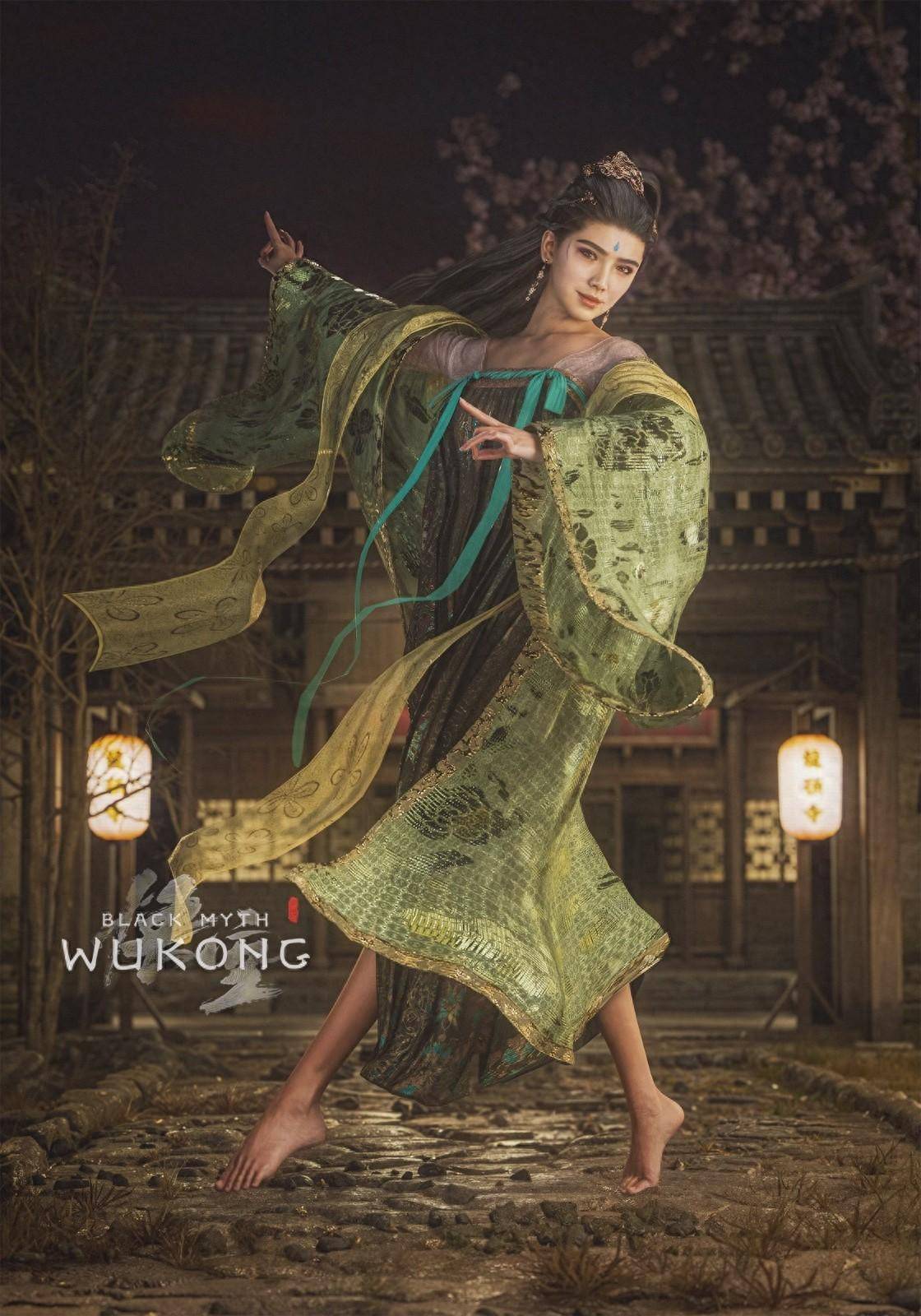 《黑神话》蜘蛛精二姐3d建模图赏 赤足起舞非常吸睛
