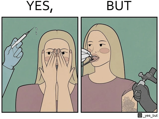 "yes, but" 系列讽刺漫画:揭示生活的两面性!