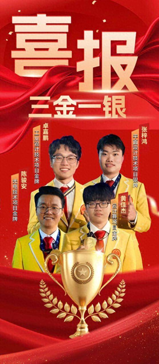 喜报！深圳选手勇夺世界技能大赛3金1银，刷新最好成绩_张梓鸿_设计_卓嘉鹏