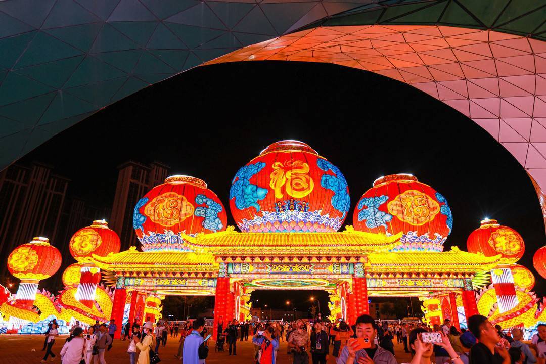 北京中秋节灯会 来自搜狐网