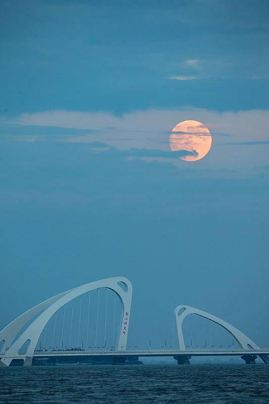 白马湖_明月_大桥