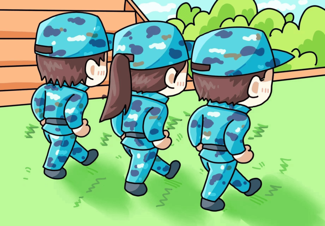 "画"说 你们知道在北林军训有多新鲜嘛!