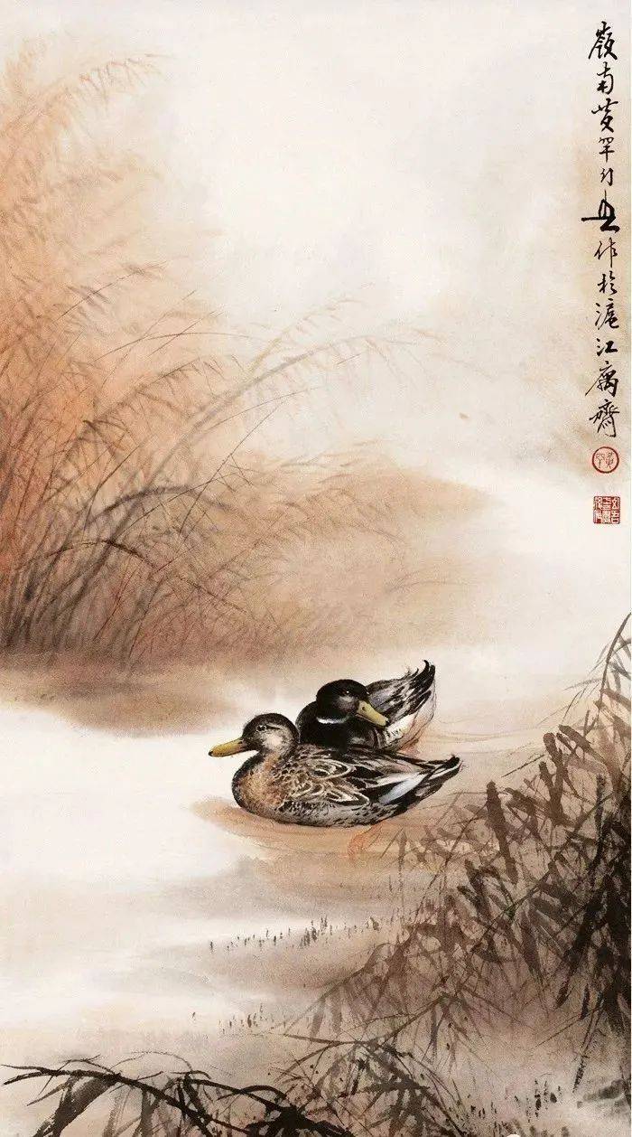 黄幻吾作品他的绘画被评论为精写国画,擅长花卉,虫鱼鸟兽,刻画秀美肖