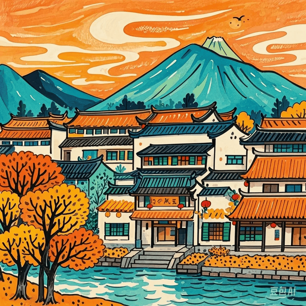 他山之石·艺‖马克笔秋天风景绘画