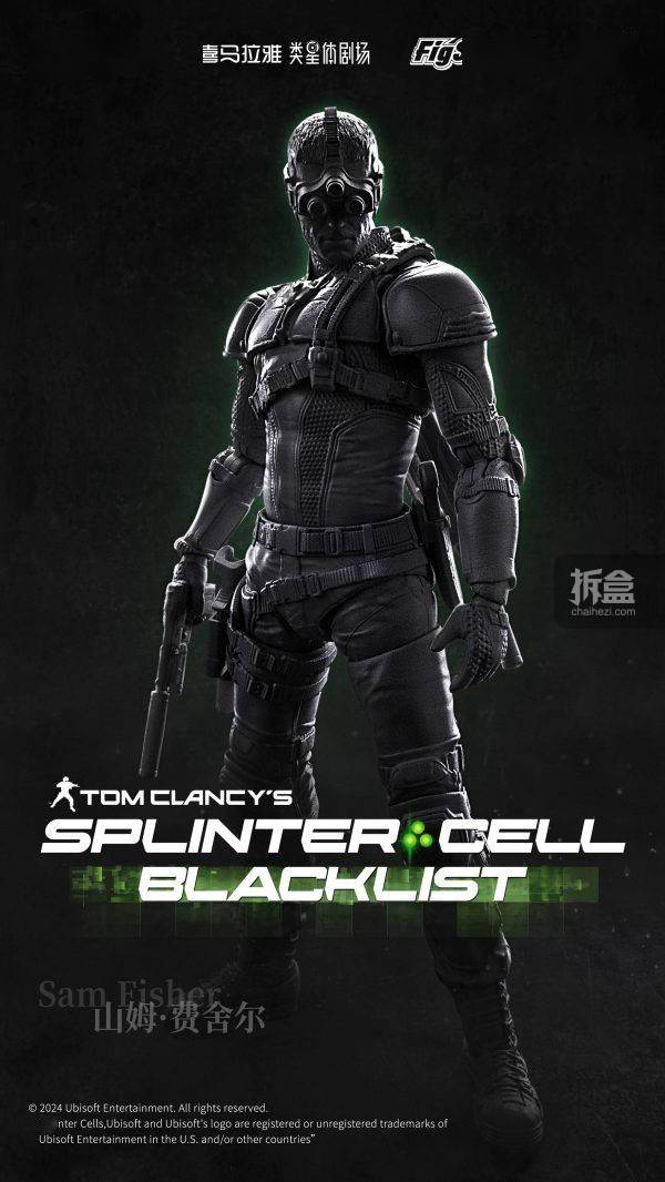 ccs toys figscript 细胞分裂6 黑名单 山姆 费舍尔 1/12可动人偶