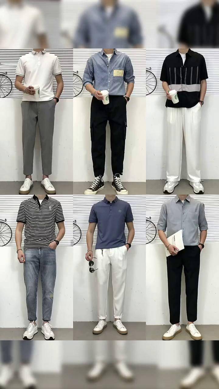 夏天皮肤偏黑的男生怎么穿?快来get吧男生穿搭 衬衫 抖音热门