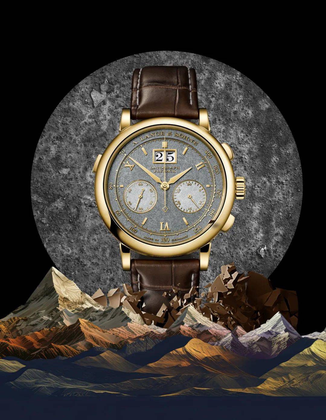 datograph大日历计时handwerkskunst腕表朗格a lange & sÖhne