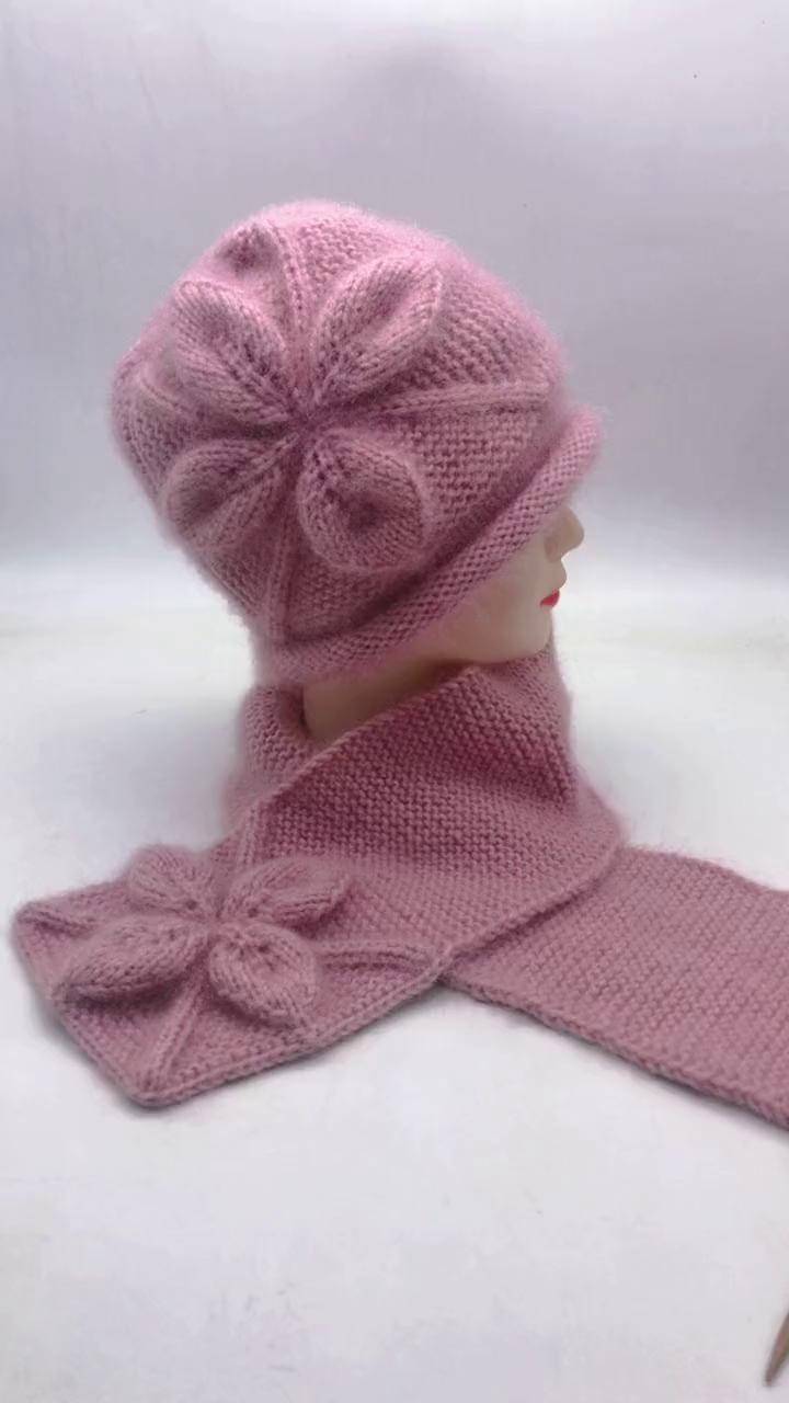 这款真的好喜欢,怎么戴都好看帽子编织 毛线帽 手工编织 女神必备