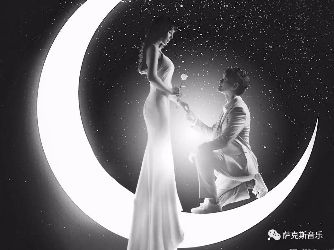 【月半弯】陈坤浪漫爱情歌曲(唯美.柔情高音萨克斯音乐)