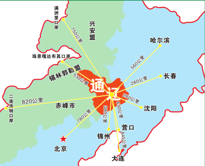 通辽市地图导航图片