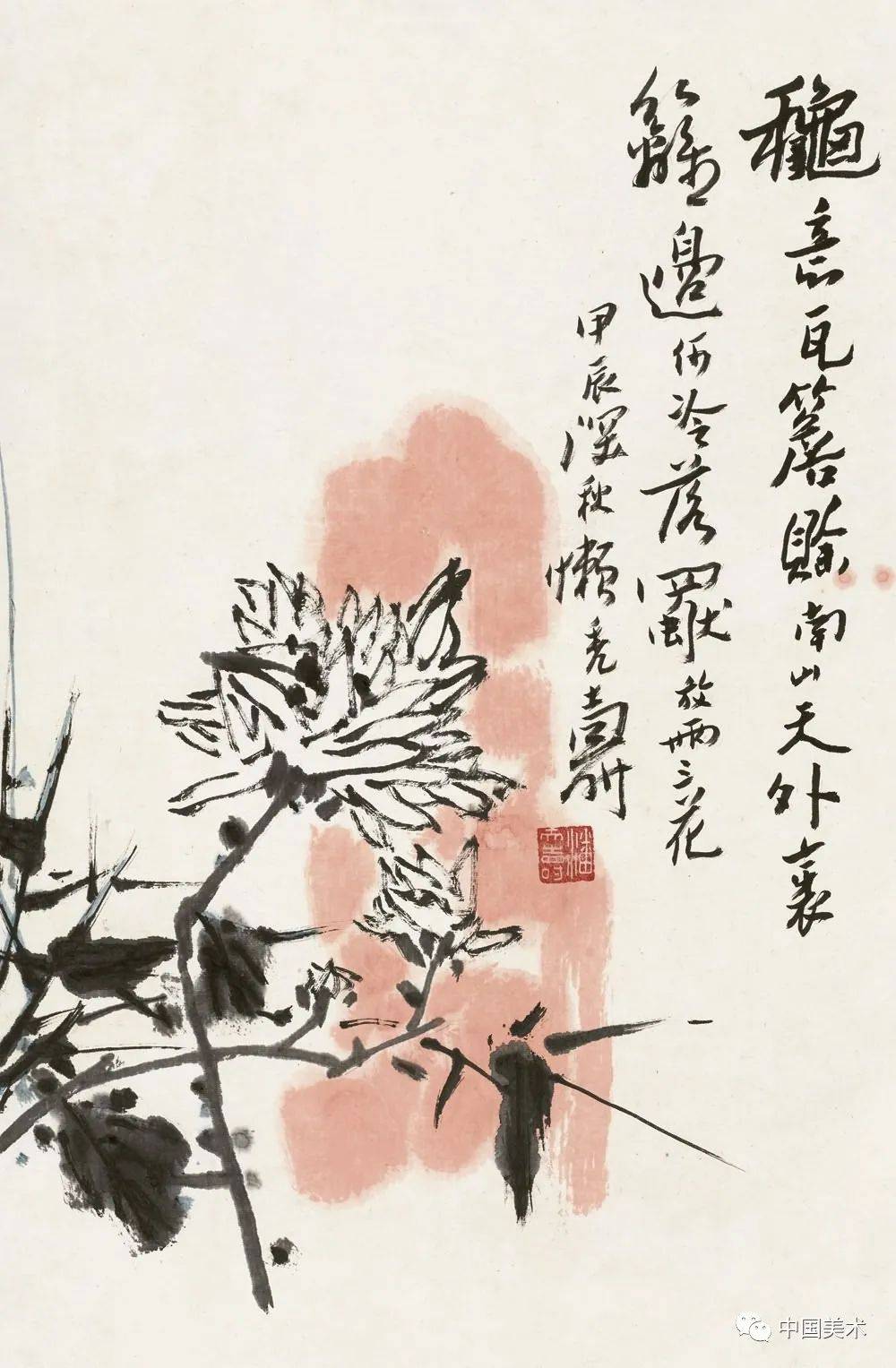 历代大师画菊:菊残犹有傲霜枝!