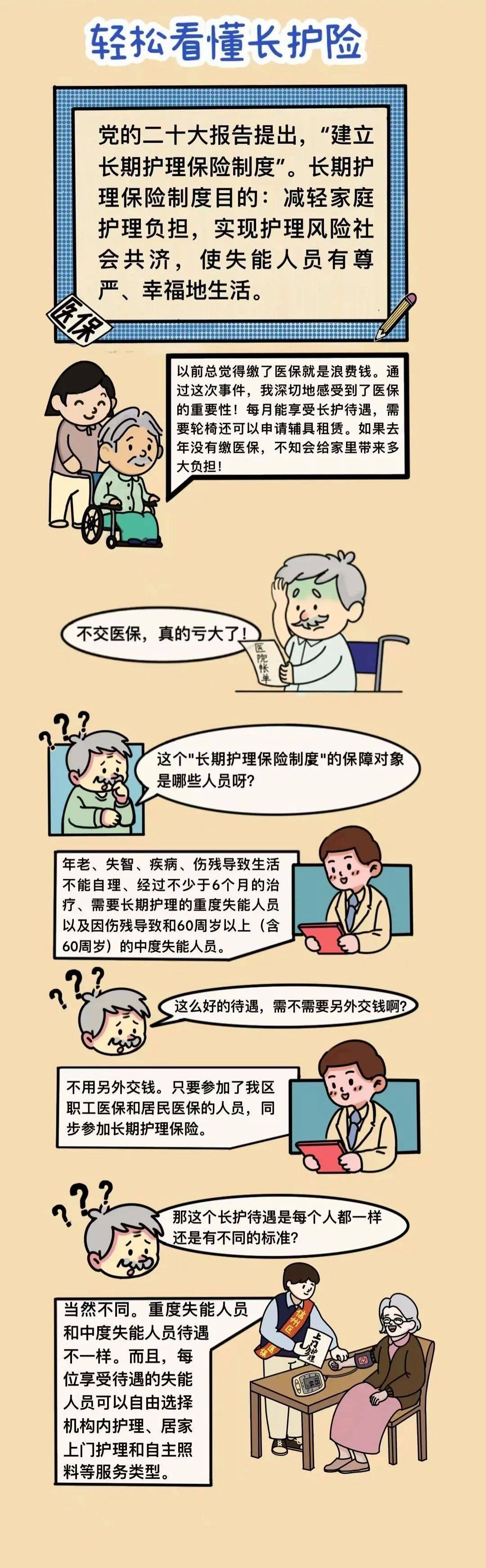 家里有老人的注意了 一图看懂长护险_信州_规则_资讯